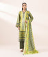 Women's RTW Textured Lawn Multi Printed A-Line Shirt